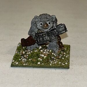 Ral Partha Warhammer Metal Painted‎ Miniature Animal Warrior Mouse Badger Future